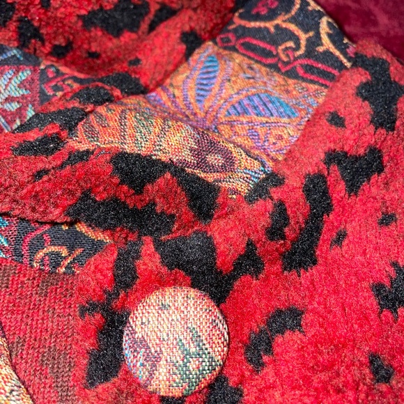 Multi-fabric button jacket - Vintage - Picture 3 of 5